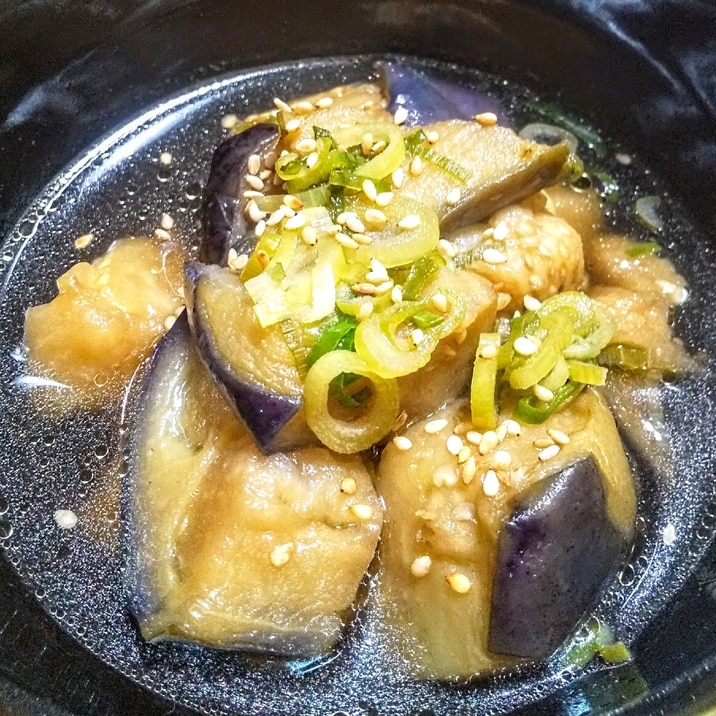 簡単!!冷凍揚げなすの煮浸し(^^)